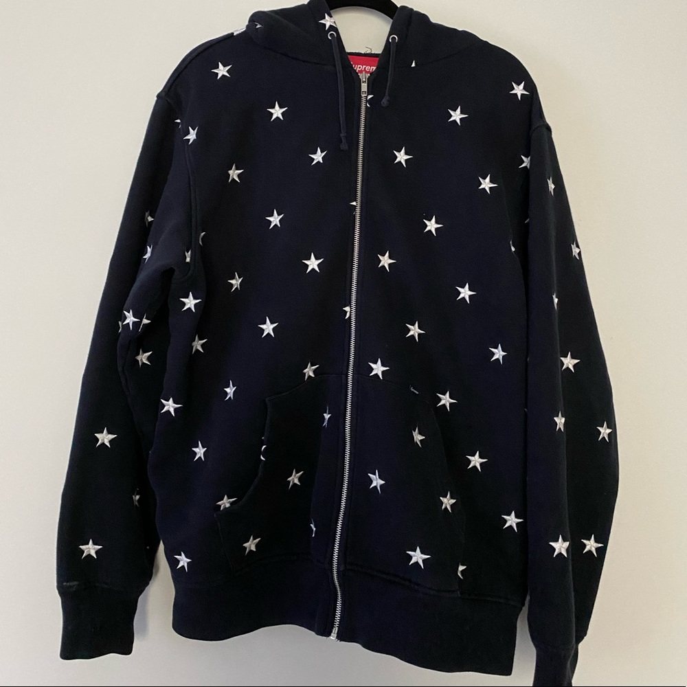Supreme Star Zip up Hoodie